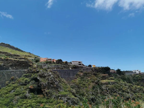 Case Rurali Sulle Colline Dell Isola Palma Isole Canarie Spagna — Foto Stock
