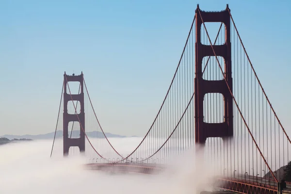 Una Vista Aérea Del Puente Golden Gate San Francisco California — Foto de Stock