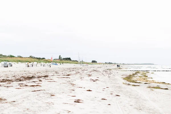 Ein Schöner Schuss Weißen Sandes Der Ostseeküste — Stockfoto
