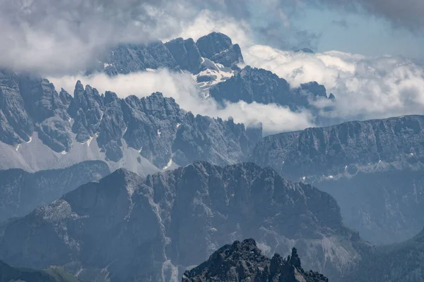 Une Belle Vue Sur Montagne Dans Chaîne Montagnes Dolomite Nord — Photo