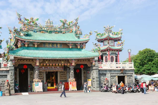 Чудовий Історичний Храм Каосюні Тайвань — стокове фото