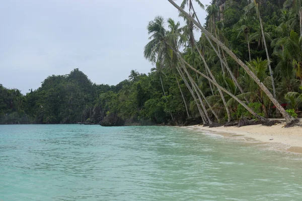 Paradis Sur Terre Océan Plage Une Île Aux Philippines Avec — Photo