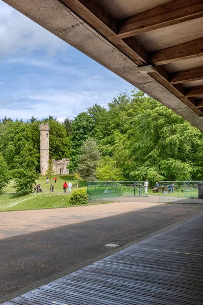 Plan Vertical Château Pierre Dans Les Bois Hardwick Country Park — Photo