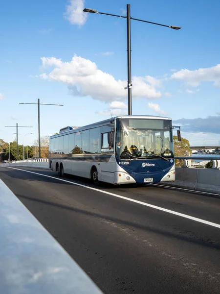 Вид Человека Автобусе Метро Окленд Новая Зеландия Мая 2022 — стоковое фото