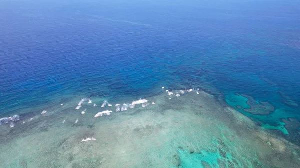 Widok Lotu Ptaka Ocean Spokojny Filipinach — Zdjęcie stockowe