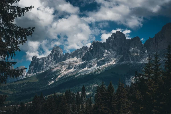 Een Prachtig Uitzicht Bergen Het Dolomieten Gebergte Van Noord Italië — Stockfoto