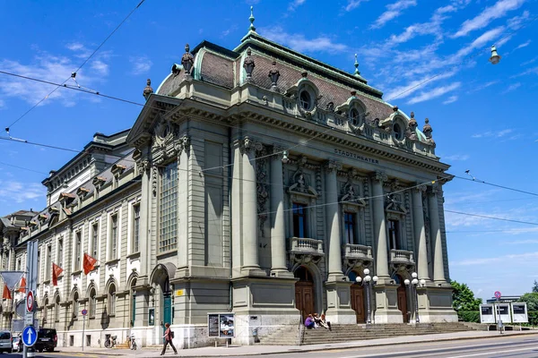 Una Vista Del Teatro Histórico Stadttheater Centro Berna Suiza — Foto de Stock