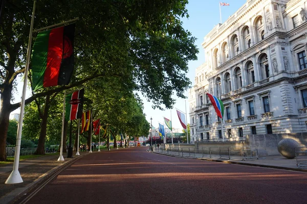 Букингемский Дворец Лондонская Королевская Резиденция Административная Штаб Квартира Монарха Великобритании — стоковое фото