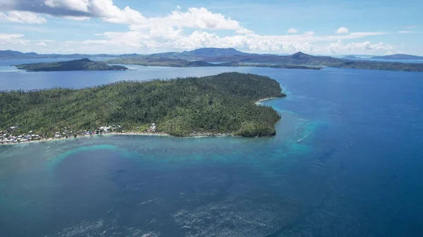 Eine Luftaufnahme Von Inseln Pazifik Auf Den Philippinen — Stockfoto
