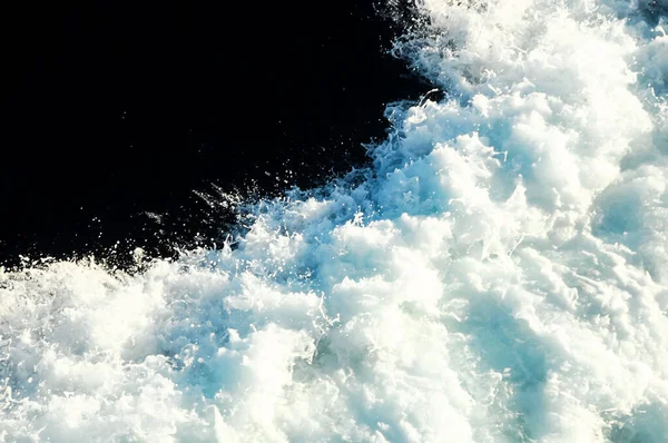 Μπλε Μοτίβο Υφής Νερού Μεσημέρι Στον Ατλαντικό Ωκεανό — Φωτογραφία Αρχείου