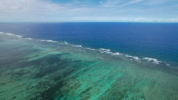 Una Vista Aérea Del Océano Pacífico Filipinas — Foto de Stock
