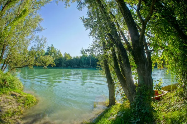 Kuzey Talya Vahşi Brenta Nehri 2014 Yazı — Stok fotoğraf