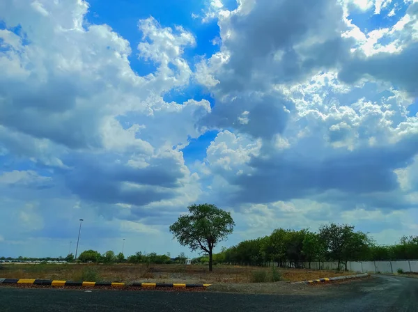 Beautiful Shot Indian Company Natural Beauty Monsoon Season Clouds — Stock Photo, Image