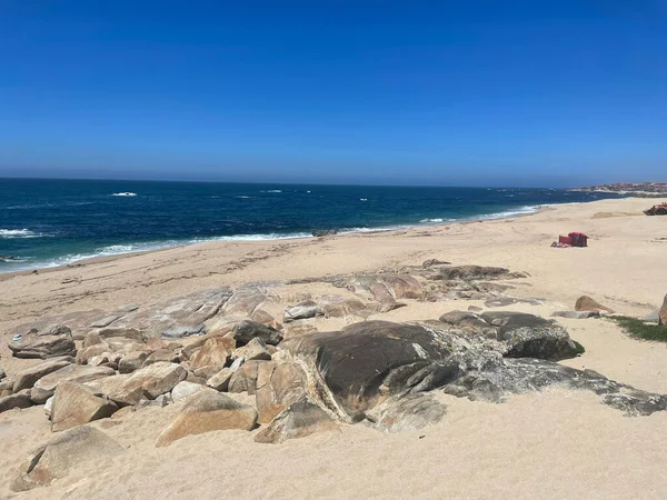 Una Hermosa Toma Una Playa Vacía Isla Del Egeo — Foto de Stock