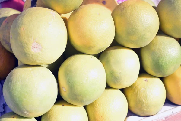 Closeup Shot Sweet Lemons Oranges Bunch — Stock Photo, Image