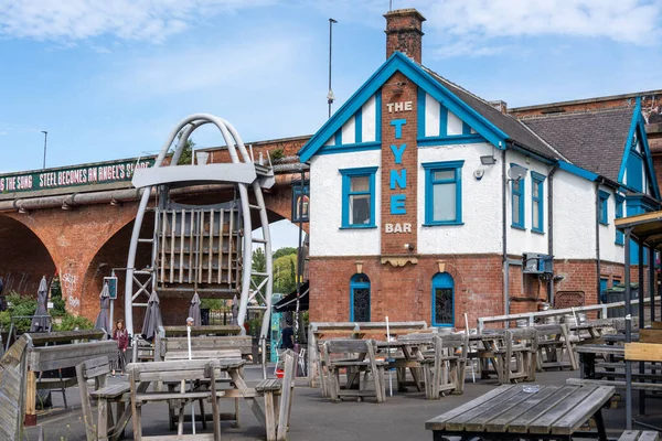 Tyne Bar Vivace Pub All Estremità Orientale Del Quayside Newcastle — Foto Stock