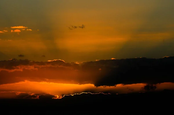 Sonnenuntergang Atlantik Auf Teneriffa Kanarische Insel Spanien — Stockfoto