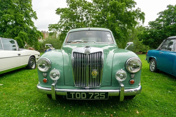Magnette Verde Durante Morpeth Fair Day Northumberland Reino Unido — Foto de Stock