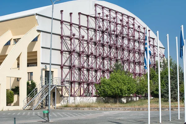 Den Kommunala Poolen Modern Arkitektur Nea Ionia Volos Grekland 2022 — Stockfoto