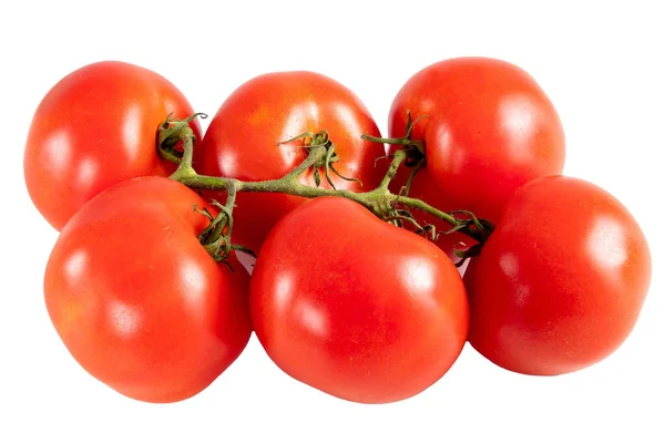 배경에 분리되어 토마토 덩어리를 클로즈업으로 — 스톡 사진
