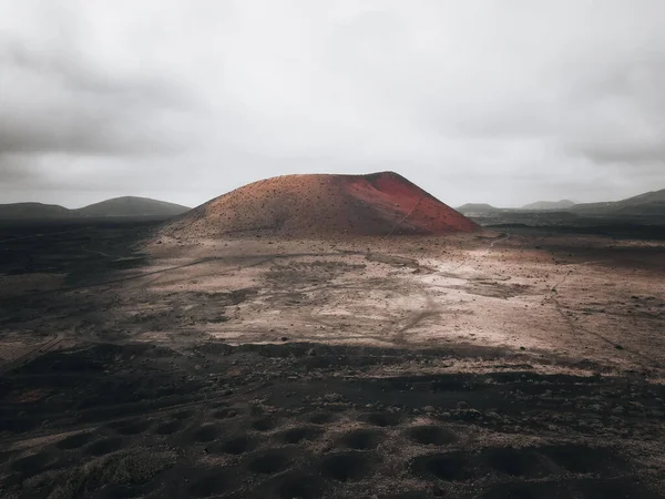 Vacker Utsikt Över Ett Färgat Berg Öknen Spanien — Stockfoto