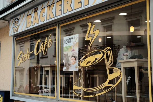 Rastatt Almanya Küçük Bir Kafe — Stok fotoğraf