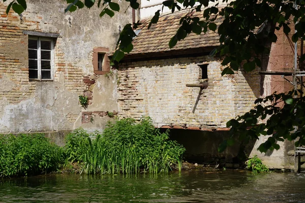 Une Scène Rurale Avec Vieux Moulin Eau — Photo