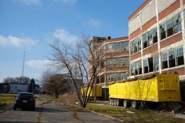 Tadilattan önce Windsor 'un tarihi Walker Enerji Binası, Kanada