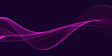 Güzel pembe dalgalı modern tasarım renkli afiş arkaplanı