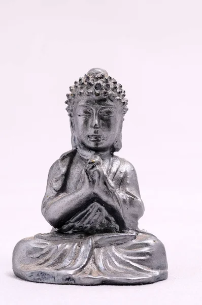 Oriental Asian Statue White Background — Stock Photo, Image