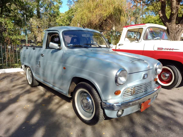 Old Gray Silver Pickup Truck Argenta First Series 1961 1963 — Stock Photo, Image