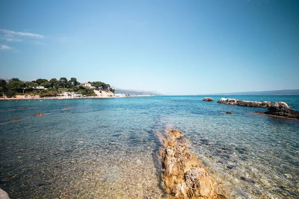 Prachtig Uitzicht Bacvice Beach Split Kroatië — Stockfoto