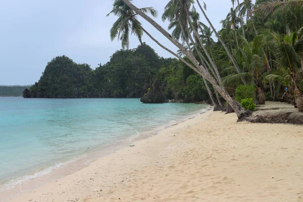 Paradise Earth Sandy Beach Island Ocean Philippines — Stock Photo, Image