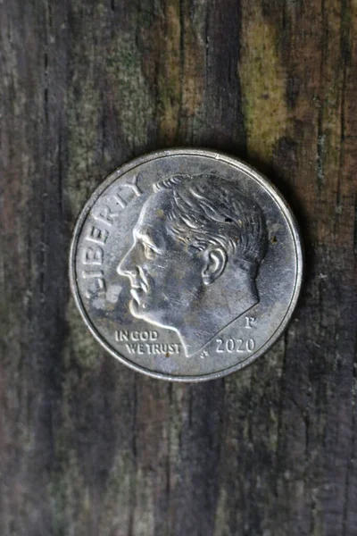 우리가 신이있는 자유의 동전의 — 스톡 사진