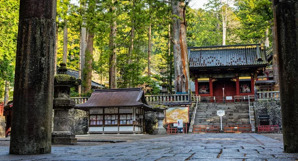 Visitando Santuário Toshogu Nikko Início Manhã Durante Temporada Spring — Fotografia de Stock