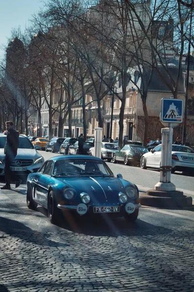 Vintage Auto Straat Van Parijs — Stockfoto