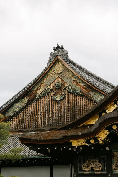 Uma Foto Vertical Palácio Ninomaru Kyoto Japão — Fotografia de Stock