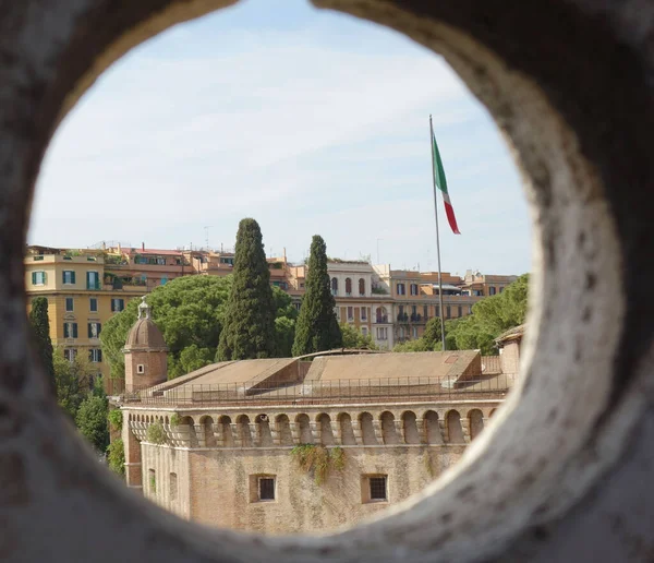Ein Schöner Blick Auf Die Alten Historischen Gebäude Von Rom — Stockfoto