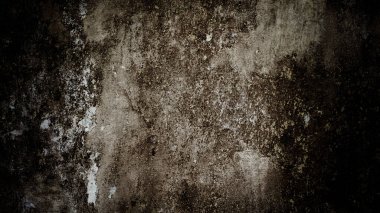 Kırık, eski bir duvarın yakın çekimi.