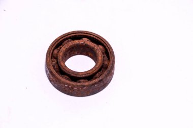 Eski Kullanılmış Paslı Taşıyıcı Bir Motordan