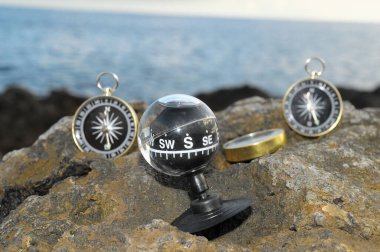 Oryantasyon Konsepti - Analojik Pusula Kayalarda Terk Edildi