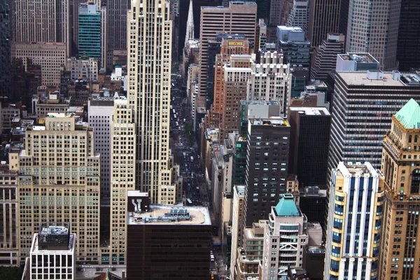 Manhattan Şehir Merkezinin Güzel Bir Hava Manzarası New York Abd — Stok fotoğraf