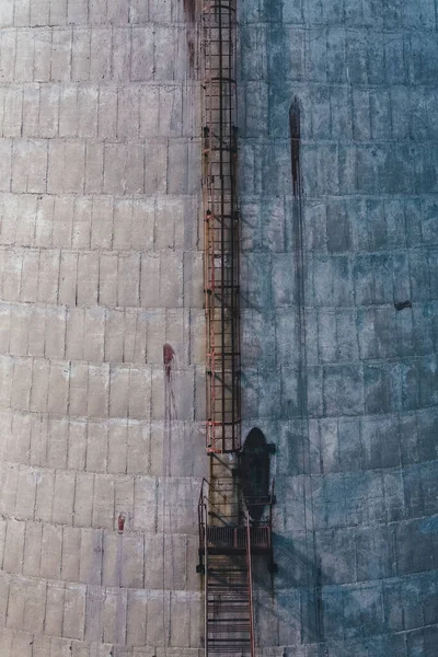 Climbing Tower Ladder Exterior Wall — Stock Photo, Image