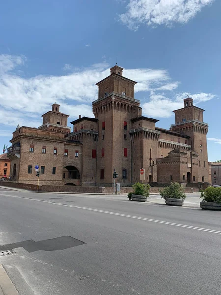 Castello Estense Lub Castello San Michele Włochy — Zdjęcie stockowe