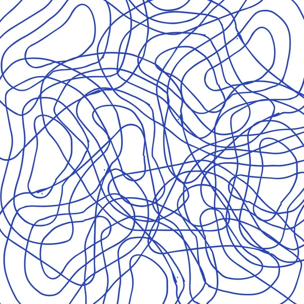 Blauw Onregelmatig Abstract Rasterpatroon Confusiestructuur Achtergrond — Stockfoto