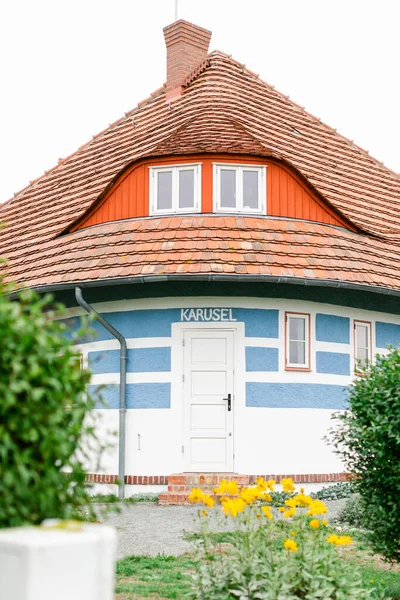 Krásný Svislý Záběr Asta Nielsen Haus Hiddensee Německo — Stock fotografie