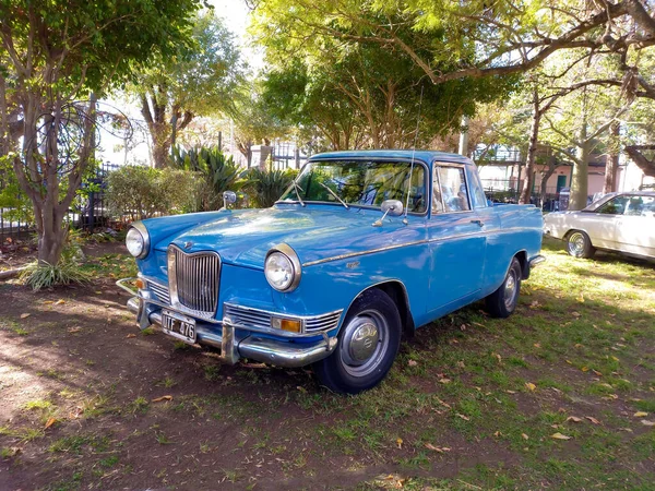 Old Blue Utility Pickup Truck Siam Tella Argenta Second Series — Stock Photo, Image