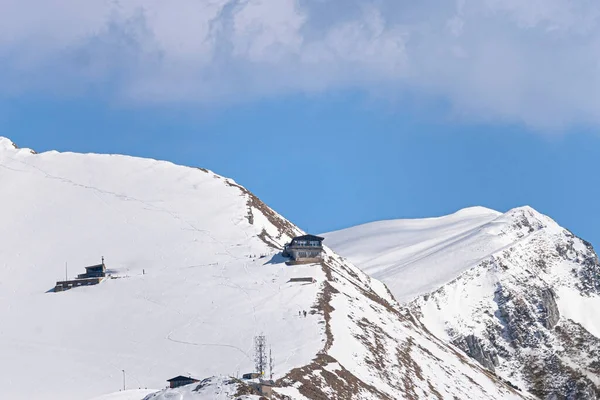 Abrigo Montanha Nevada Itália — Fotografia de Stock