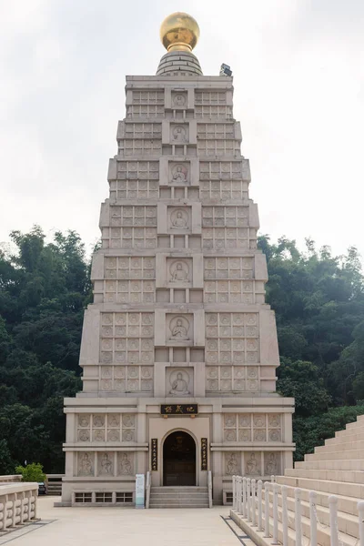 Vertical Shot Tower Guang Shan Buddha Museum Kaohsiung Taiwan — Stock Photo, Image