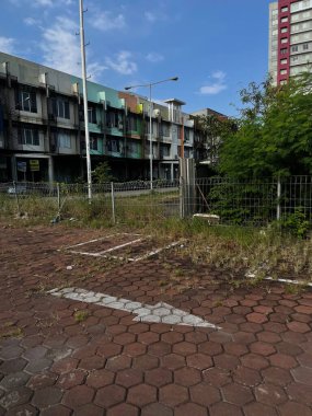 Surabaya şehrinde terk edilmiş bir yer